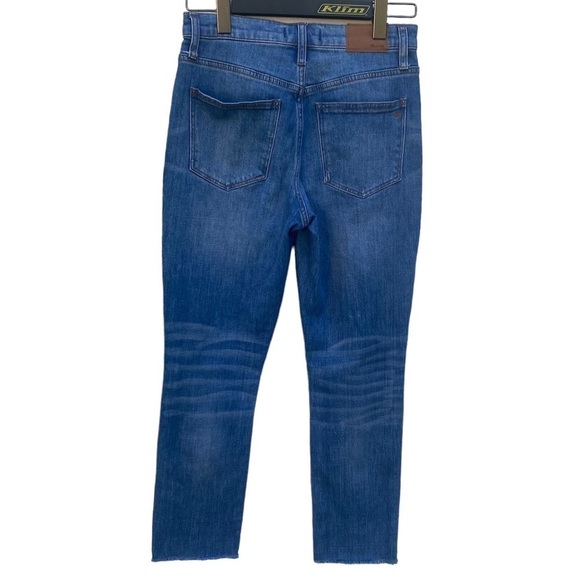Madewell  The High-Rise Slim Boyjean Raw-Hemmed Edition Size 24 - Picture 3 of 8